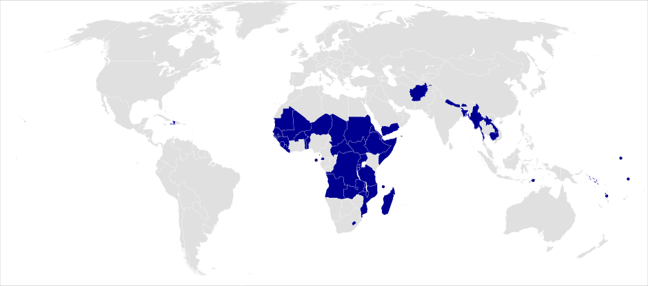 Least Developed Countries in the world